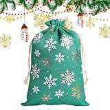 Weihnachts Süßigkeiten Tüten - Goldfolien Jute Mit Zugband Partyzubehör | Weihnachtszeit Geschenk,Für Geburtstag Neujahr Kinder Erwachsene Familie Freunde Hochzeit Party Heiligabend