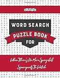  Word Search Puzzle Book for When There\'s No More Spongebob Squarepants To Watch