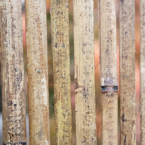 Forever Bamboo Chocolate Finish Split Bamboo Slat Fence Roll 6 Ft H X 16 Ft L #TOP4