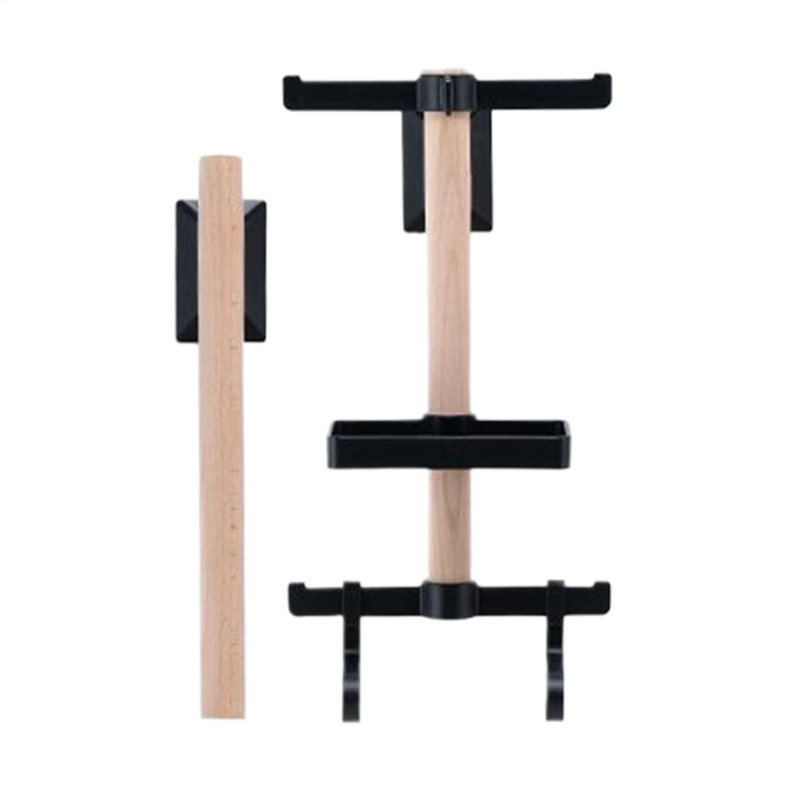 Support de rangement de vélo mural pour ne plus perdre vos casques et gants