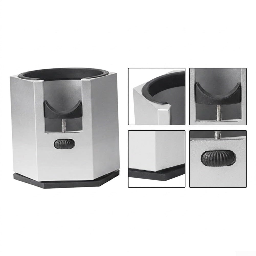 Base Portafiltro per caffè Alluminio 58mm Antiscivolo Base Portafiltro(silver)