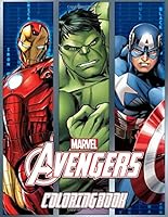 Marvel Avengers Coloring Book: Super Edition Marvel Avengers Coloring Pages for Everyone, Adults, Teenagers, Tweens, Kids, Boys, & Girls 167136130X Book Cover