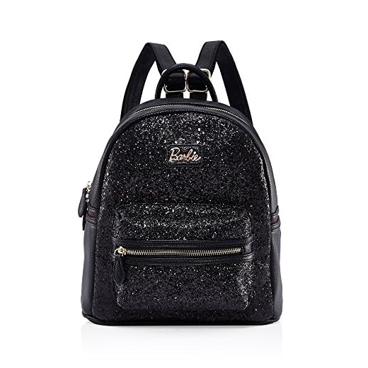Barbie Zaino da Donna Ragazza Bambina in PU, Colore Nero, 26x15x28cm#BBBP098.01A