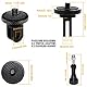 Aluminium 1/4 Zoll Adapter Stativgewinde Adapter Tripod Mount Adapter 2 Stücke Metallhalterungsadapter mit Knurled Screws für GoPro Hero-Halterungen, Osom Action, Sony, oder Anderen Action-Kameras