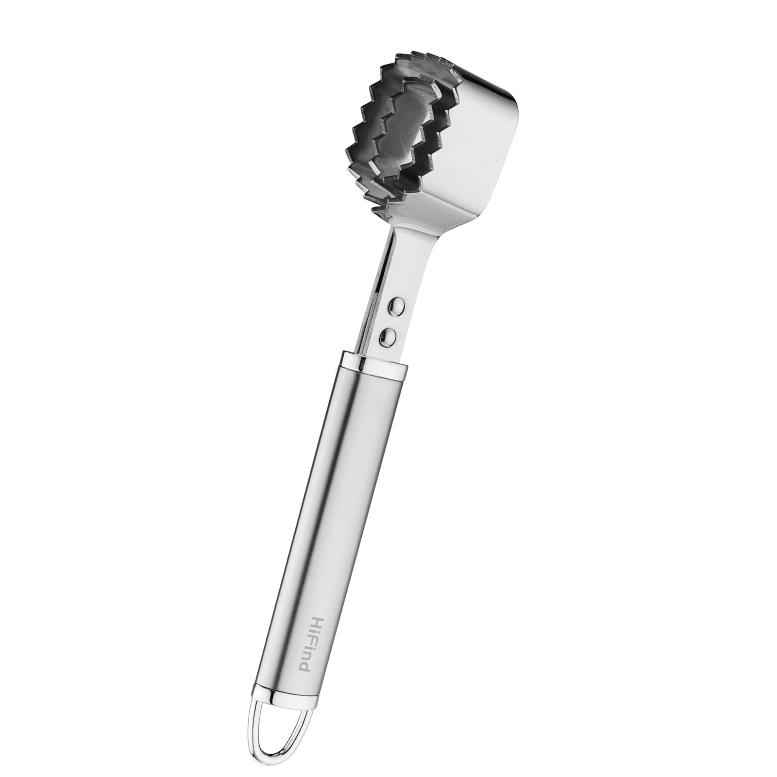 Stainless Steel Meat Tenderizer, HIFIND Kitchen Hammer, Kitchen Mallet for Chicken, Conch, Veal Cutlets & Beef, Steak Pounder Flattener, Non-Slip Grip Dishwasher Safe