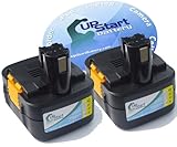 2-Pack Battery Compatible with Panasonic EY6432 - Replacement for Panasonic 15V Battery (3500mAh NI-MH)