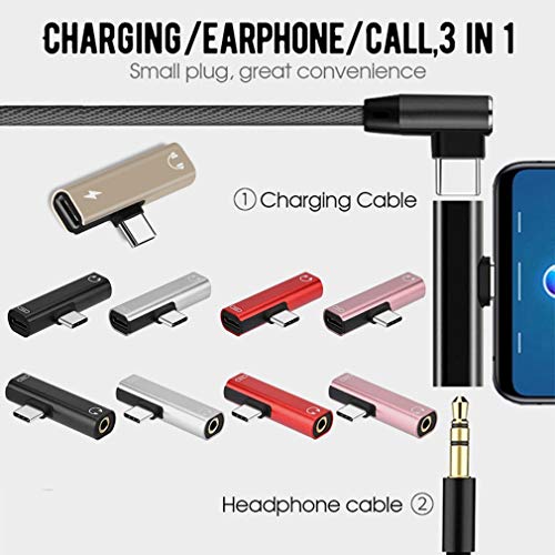 Usb C Type C naar 3,5 mm Aux-oplader Jack Oortelefoon Audio Oortelefoonadapter Zwart - Afbeelding 8