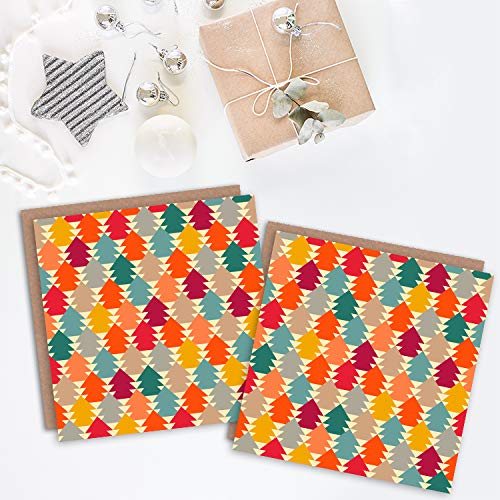 Wee Blue Coo Fröhlicher Kuschelkranz Weihnachtskarte – Nachhaltig & Persönlich Beschriftbar