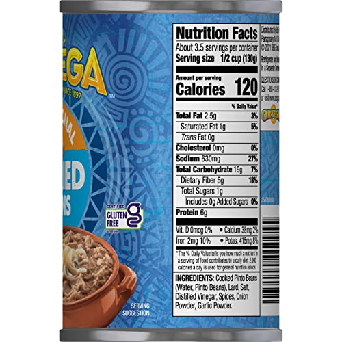 Image of Ortega Refried Beans, Traditional, 16 oz (Pack of 2)