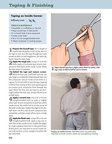 Ultimate Guide: Drywall, 3rd Edition (Creative Homeowner) Hang Drywall On Walls and Ceilings Like a Pro, Learn Taping Secrets for Seamless Joints, Apply Finishes and Make Drywall Repairs - Image 3