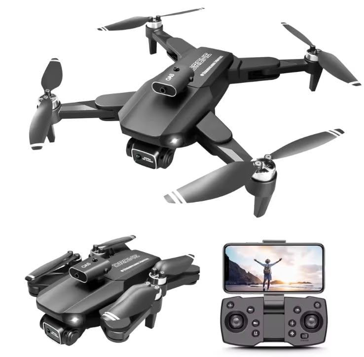 Image of Heattack Olly'S-Drone-With-4K-Camera-Wifi-FPV-1080P-HD-Dual-Foldable-RC-Drone-Altitude-Hold-Headless-Mode-Visual-Positioning-Auto-Return-App-Control-Multicolor-4 (DN11)