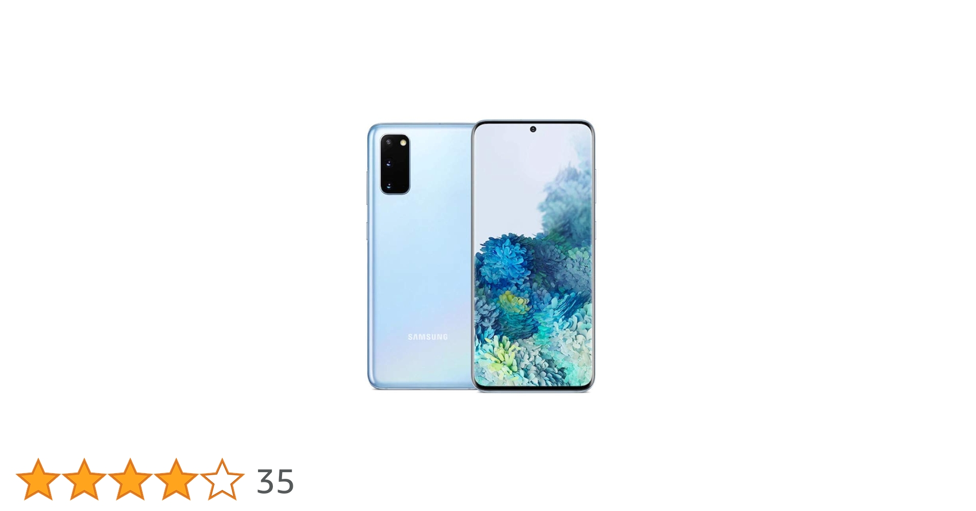 Samsung Galaxy S20 (5G) 128GB Unlocked Smartphone - Cloud Blue