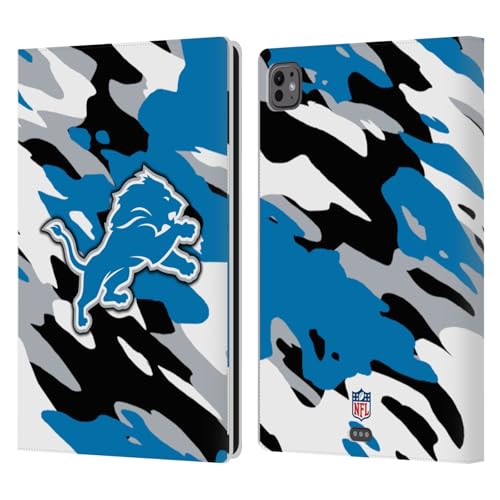 Étui iPad Pro 11 M4 NFL Detroit Lions Housse Portefeuille