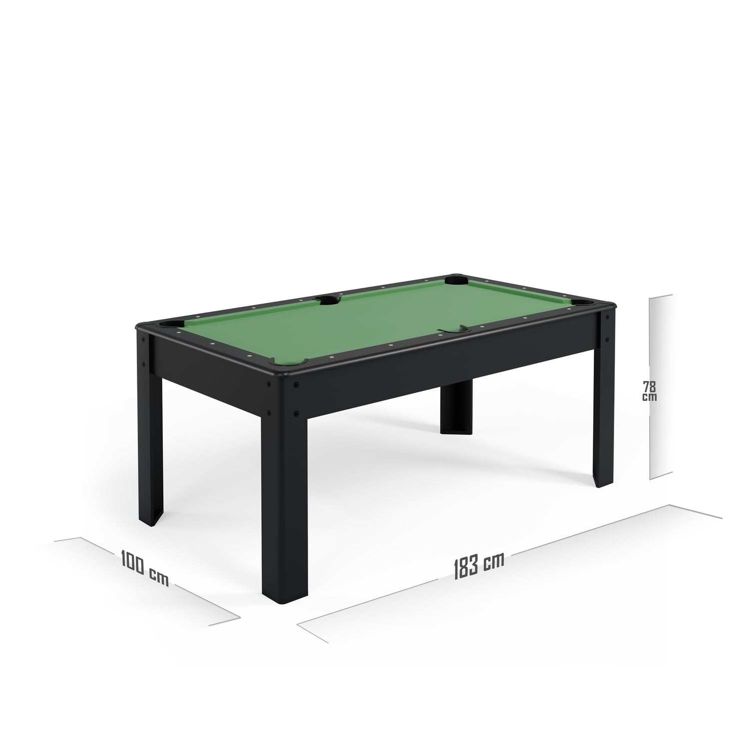 Billar Convertible Alliance 183 x 102 cm con Accesorios