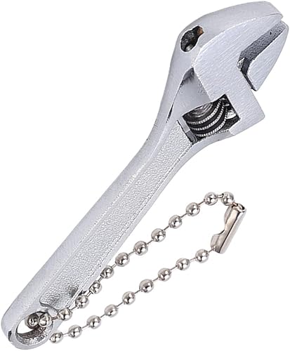 Miniatura 7 de Yosoo Llavero, acero galvanizado, ajustable, portátil, profesional, de alta dureza, para herramientas industriales para llaves de tuercas para el