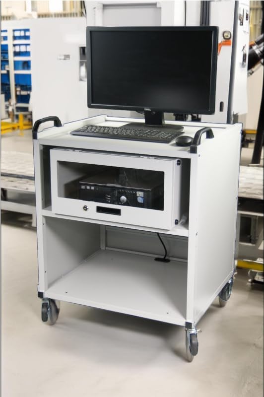 Amazon | PCワゴンL プリンター 収納 在宅ワーク モニターワゴン PC