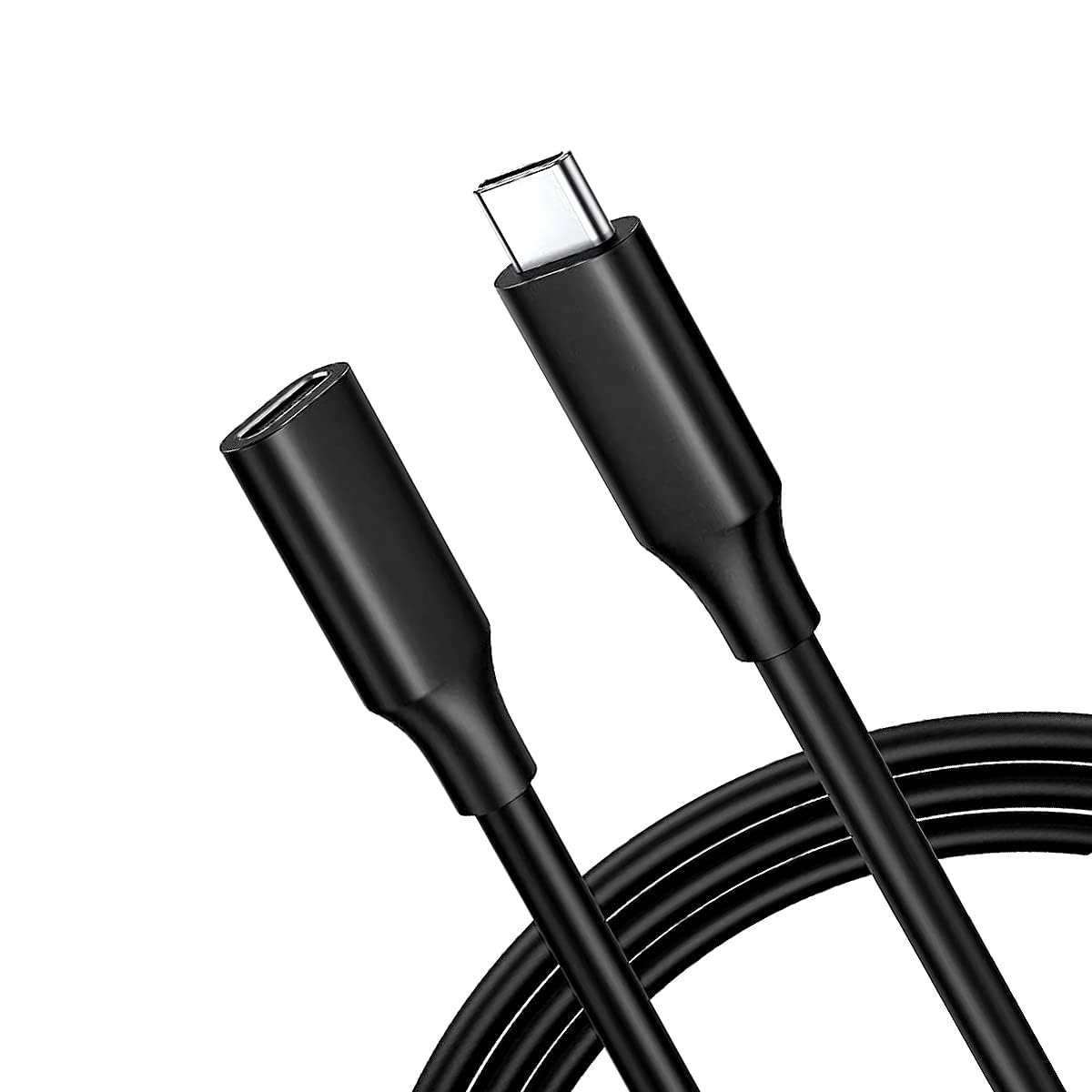 Homenique USB C Extension Cable 1 Meter, 60W USB Type C Male to Female Fast Charging Cable, Compatible with iPad Pro, MacBook Pro, Dell, Black-picture-17