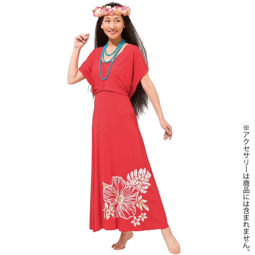 CCFashionsファッションズ赤ハワイアンフラダンスドレス Home | CC Fashions | Honolulu, HI