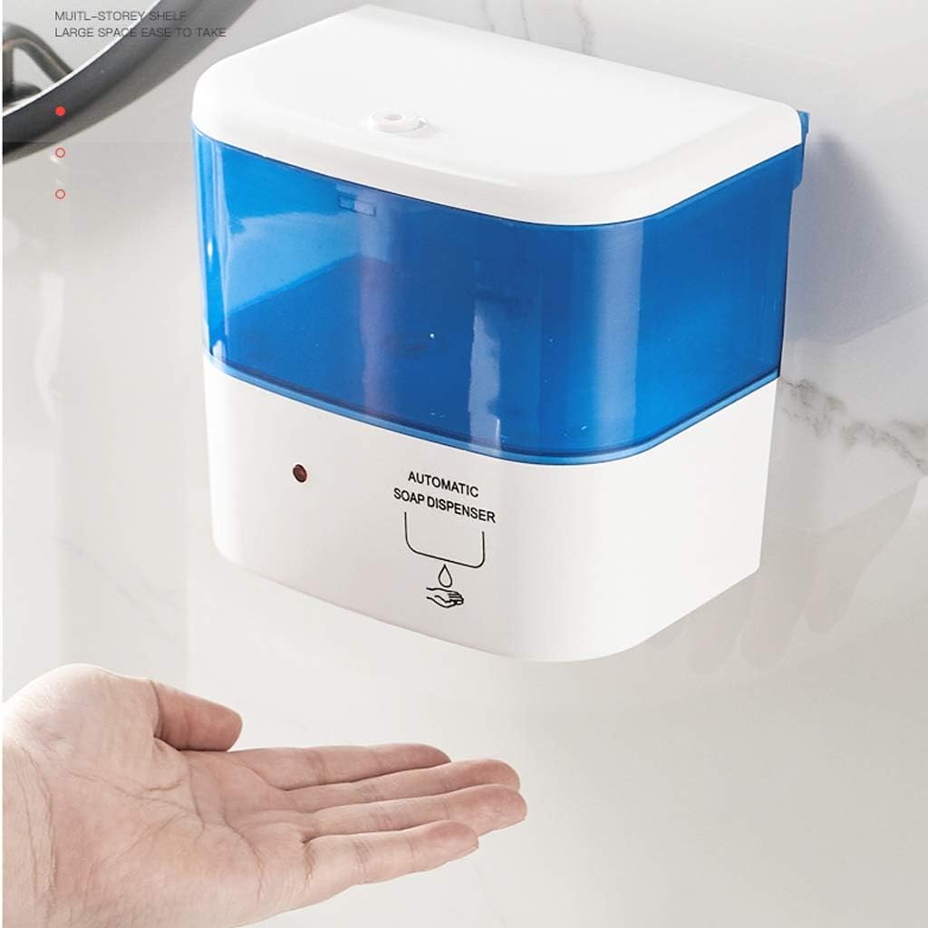 Dispenser di sapone Distributore automatico di sapone Dispenser di sapone automatico a parete Sensore per cucina liquida Dispenser di sapone senza mani Bagno Toilette Ufficio Bottiglia di lozione
