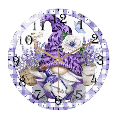 Reloj de Pared Analógico Acrílico 8 Pulgadas Silencioso miniatura 4