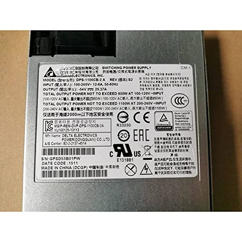 For DPS-1100CB-2 A switch Power SupplyXCb`Od N3048P N3024P 0F308V Power SupplyXCb`Od