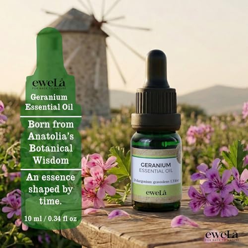 Aceite Esencial de Geranio Ewela 10 ml 100% Puro miniatura 6