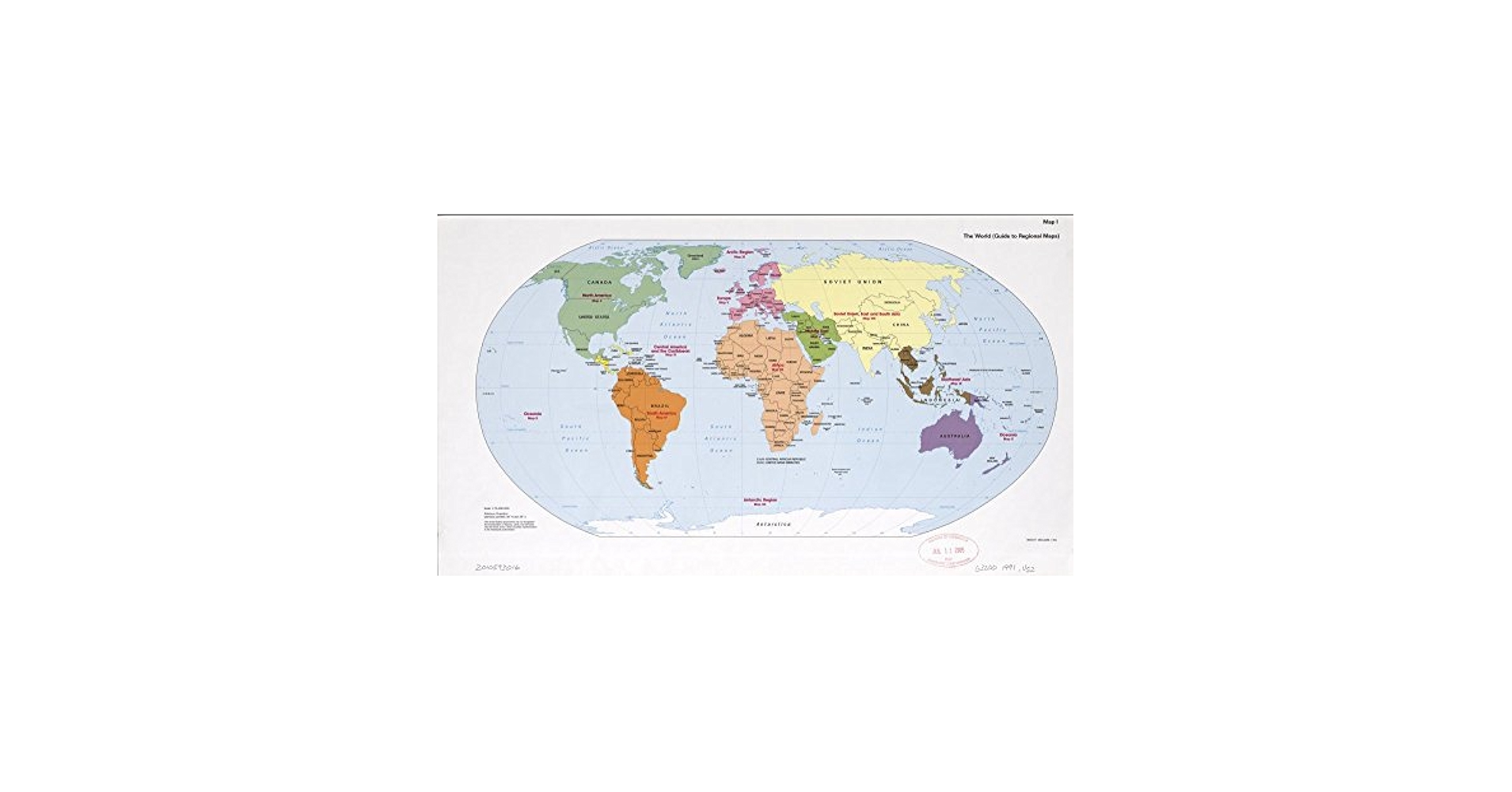 最近世界地圖 最新世界大地圖 / [Latest World Map].: Geographicus Rare