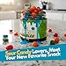 Gooey Gushables – Sour Blue Raspberry Gushers in Liquid Candy Sauce | TikTok Viral Candy | Juicy Gooey Gummies | Sweet & Sour Fruit Snacks | 13oz Resealable Jar by Yum Yum (13 oz)