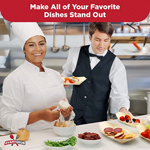 25 Pack Extra Large 10" Biodegradable Sushi Boats. 100% Disposable Appetizer Plates. Compostable Natural Wood Food Trays. Sturdy Poplar Serving Dish. Eco-Friendly Bamboo Sushi And Sashimi Party Kit #TOP1