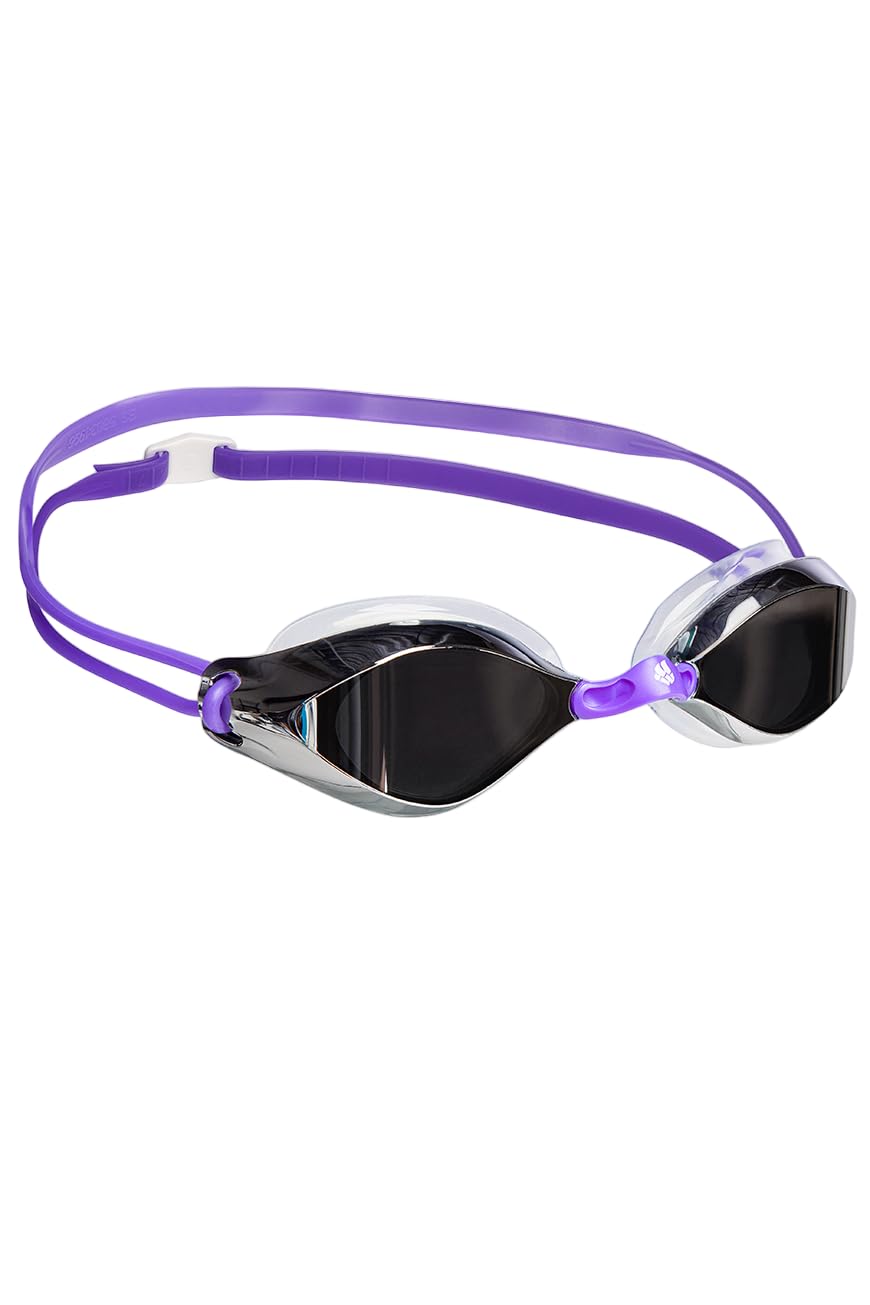 MAD WAVE Vision II Occhialini da Nuoto Specchiati - Viola