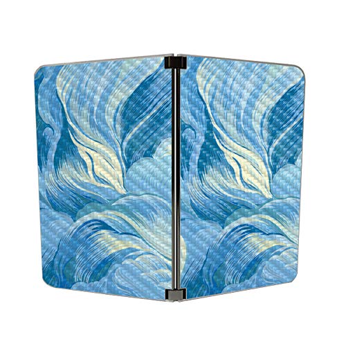 Image of MIGHTY SKINS MightySkins Carbon Fiber Skin for Microsoft Surface Duo - Whimsical | Protective, Durable Textured Carbon Fiber Finish | Easy to Apply, Remove, and Change Styles | Made in The USA