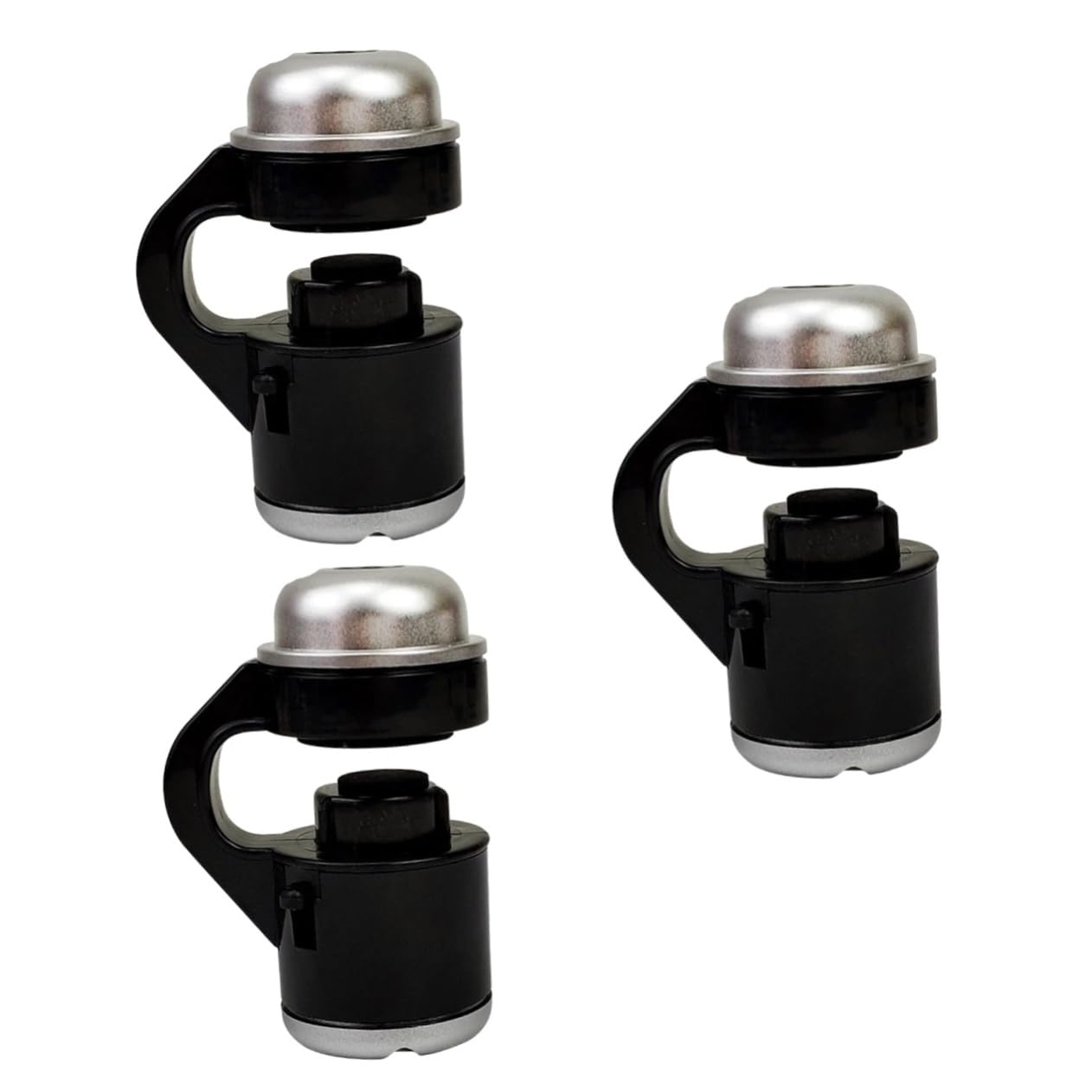 DOITOOL Zoom Microscope Clip Lens with LED Light for Smartphones Portable Magnifier for Jewelry Coins Stamps Antiques Easy Attachment and Detachable Clip Black