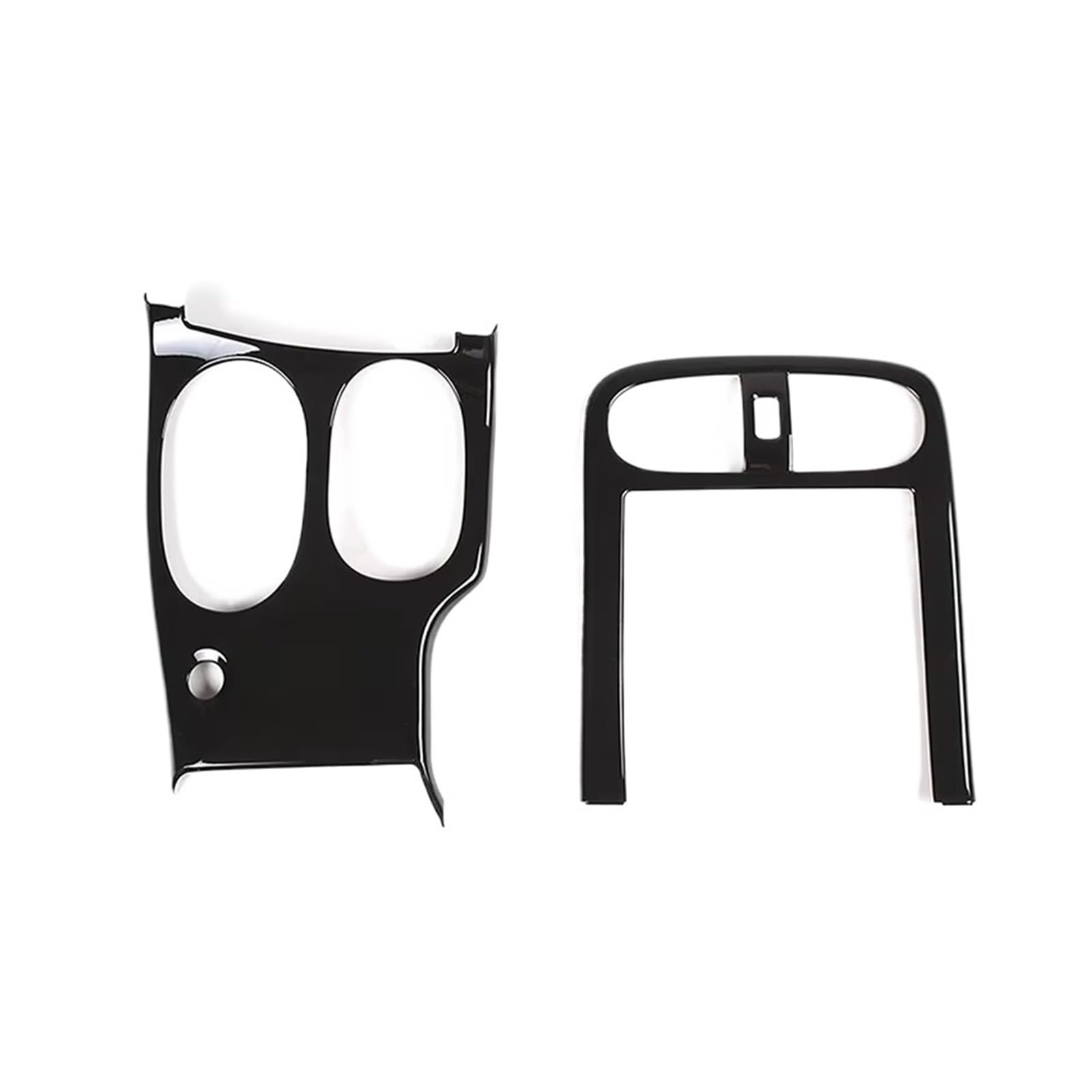 Auto Interior for Chevrolet for Corvette C6 2005-2013 Central Control Panel Cover Decorative Sticker Accessories(Black)