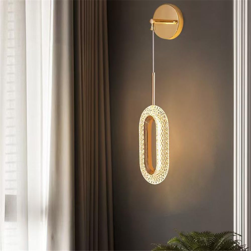 HYJAUSXB Wall Lamp - Modern Art Light for Living Room, Bedroom, Bedside, Staircase, Aisle and Corridor Luxury Design Home Hotel Decor