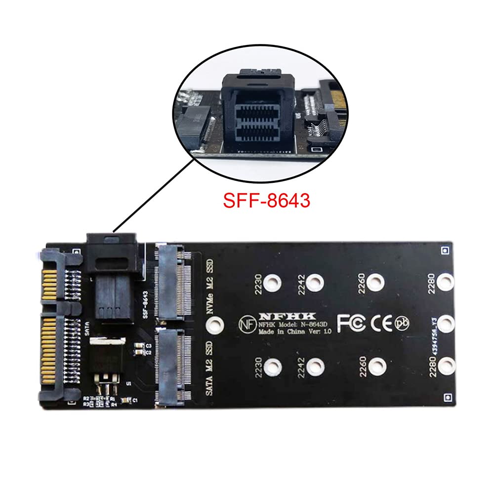 SFF-8643 to U2 Adapter: NVMe & SATA SSD Upgrade -7