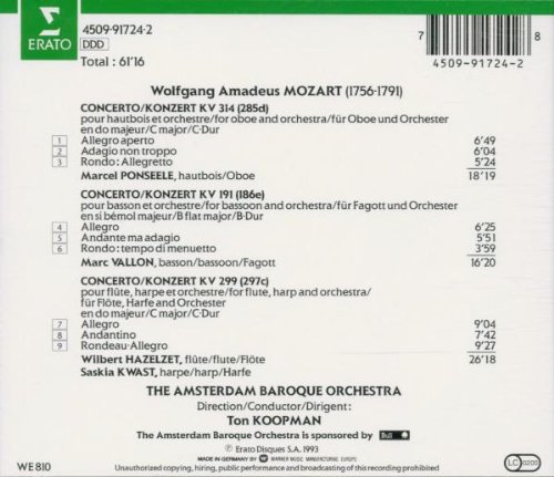 Konzert für Oboe, Flöte und Harfe
