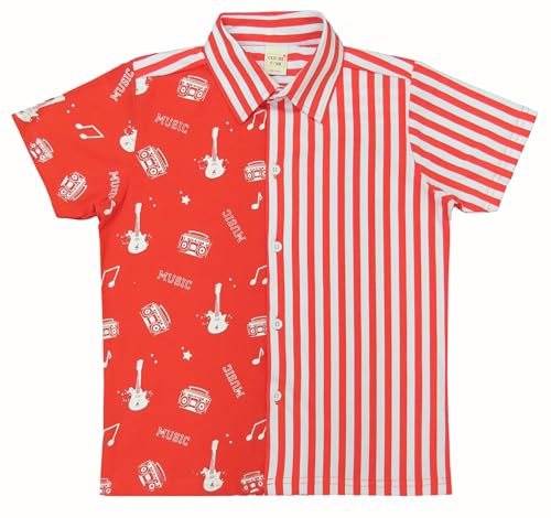 Image of Clothe Funn Boys Printed Cotton Half Sleeves T-Shirt & Shorts Set
