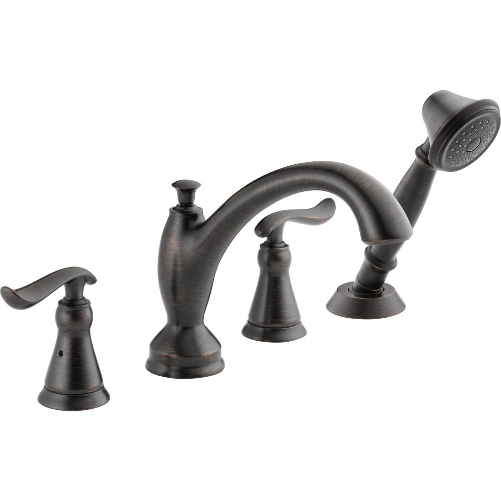 Delta Faucet Linden Roman Tub Faucet with Hand Shower - T4794-RB