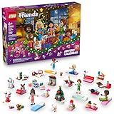 LEGO Friends Calendario de Adviento 2025 Set de Construcción de Juguetes de Navidad para Niñas y Niños, 5...