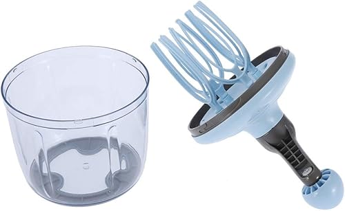 Batidor manual de crema de huevo tipo mano espuma espumador de leche de mano batidor de huevos multifuncional herramienta de cocina práctica 37.2 fl