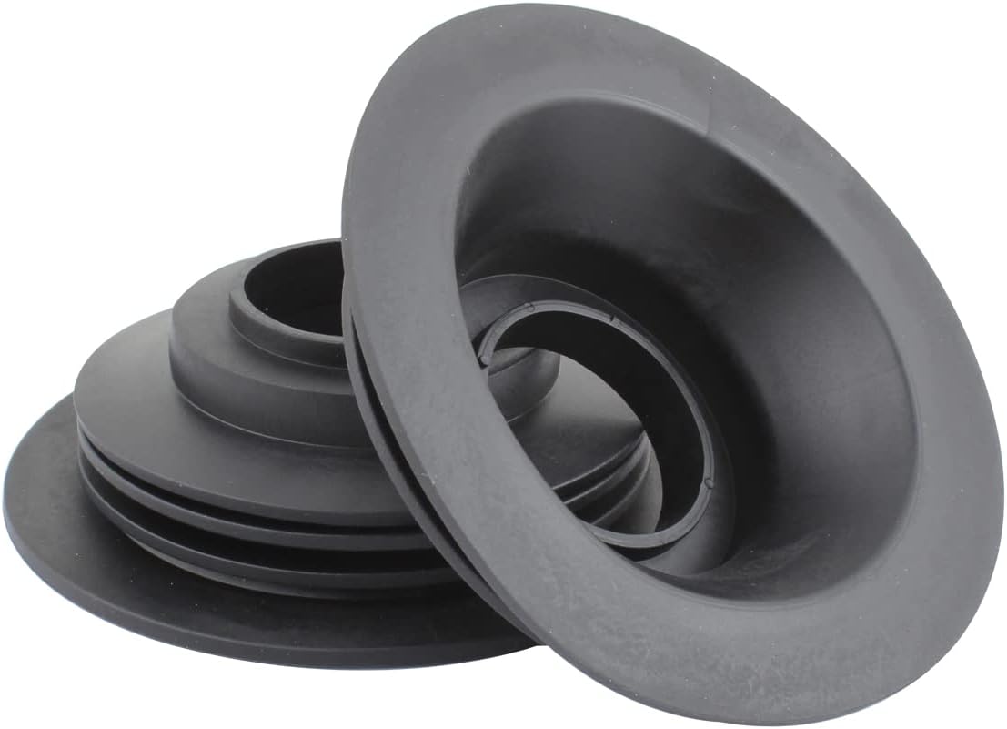 TOMALL PVC Rubber Seal Dustproof Cover for LED Headlight Conversion Kit (32mm Hole Diameter) Waterproof C6 C6F LED Headlight
