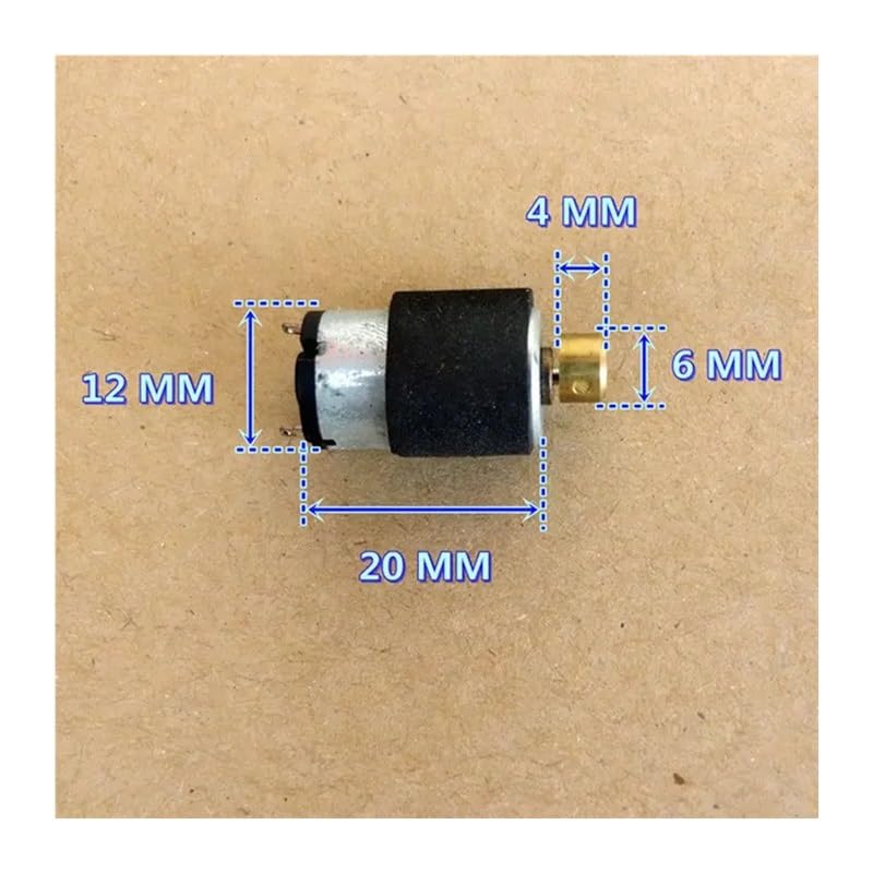 12mm*20mm DC 3V 5V 6V 1220 Round Cylinder Vibration Vibrating Electronic Starter Small Vibrator DIY