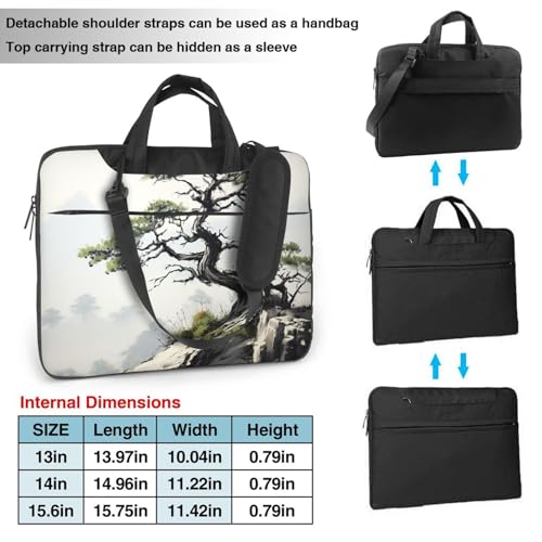 Bolso Maletín para Laptop 15.6 Pulgadas Negro miniatura 3