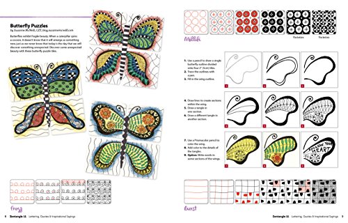 Zentangle 11: Lettering, Quotes, and Inspirational Sayings Taschenbuch – 1. April 2015 - Image 4