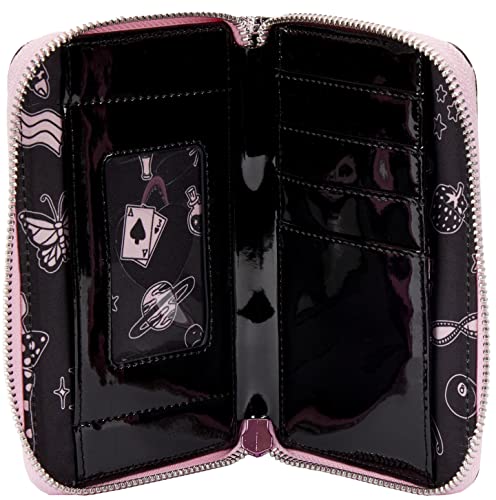Loungefly Women's Valfre Tattoo Allover Print Zip Wallet4