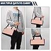 LONALIA Small Gym Bag with Wet Pocket - 14 inch Carry on Mini Duffle Bag Multi Pockets for Weekend Overnight Travel - Nude Pink #5