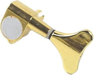 Electric Bass Guitar Tuning Machine key Head Peg,Left Side/Gold Plated (Single 1)