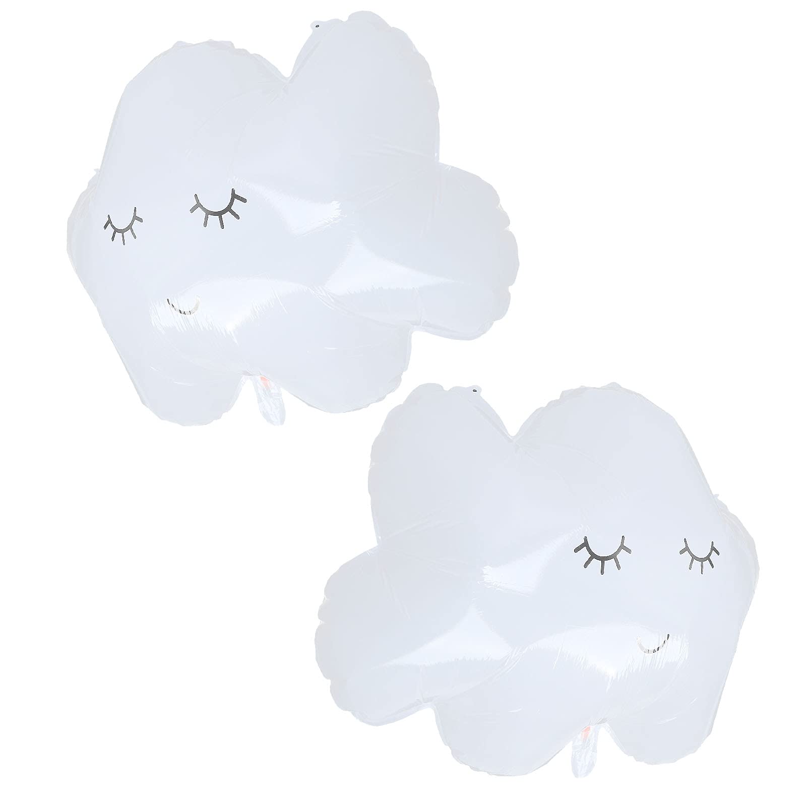 Juicemoo Mylar Balloons, Balloons White Cute White Cloud Shape Aluminum Foil for Wedding for Celebration for Party Activities