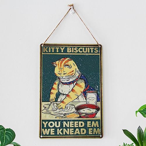 Funny Black Cat Are You Pooping Tin Sign, Hilarious Bathroom Wall Decor, 8 x 12 Inch - Image 3