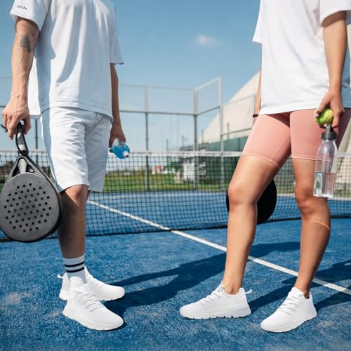 Image of Oltyutc Men Women Tennis Shoes Comfortable Fashion Running Sneakers | Lightweight & Soft Sole, Breathable Mesh Upper, Unisex Daily Footwear, Ideal for Gym Workout Athletic Travel Work